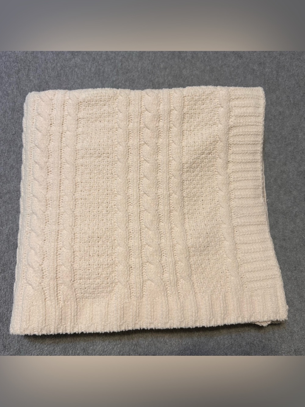 Nordstrom Cable Knit Baby Blanket Ivory